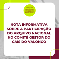 Nota Informativa sobre a participação do Arquivo Nacional no Comitê Gestor do Cais do Valongo