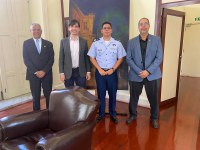 Oficiais do Cendoc/Aeronáutica visitam a sede do AN