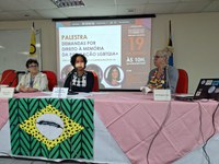 Palestra sobre direito à memória LGBTQIA+ para comunidade interna do AN
