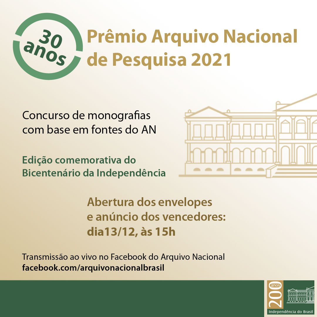 Conheça os vencedores do Prêmio Arquivo Nacional