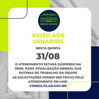 Suspensão no atendimento da sede