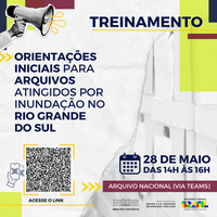 Treinamento para ações em acervos atingidos no Rio Grande do Sul