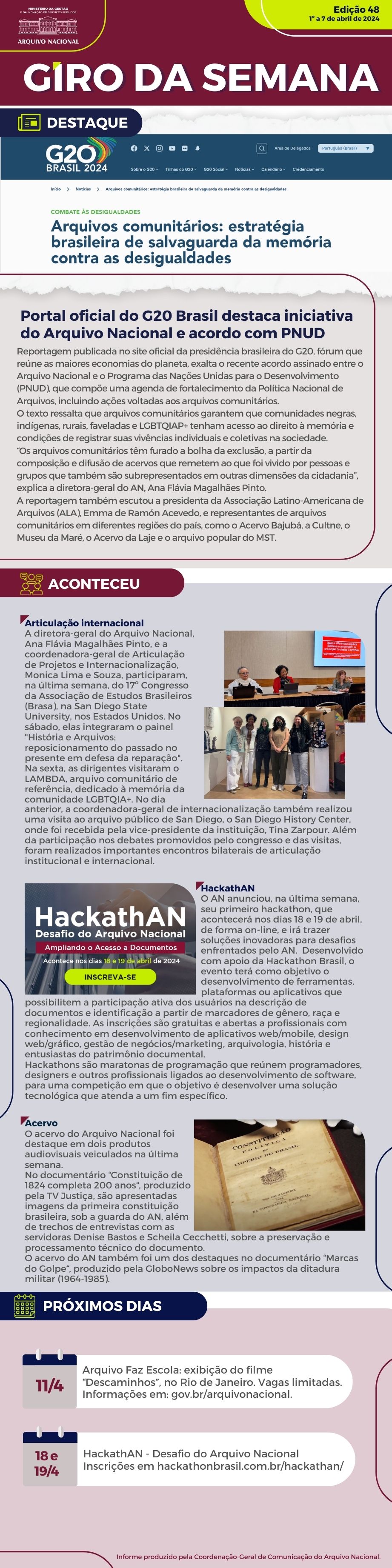 Grio da Semana n.º 48