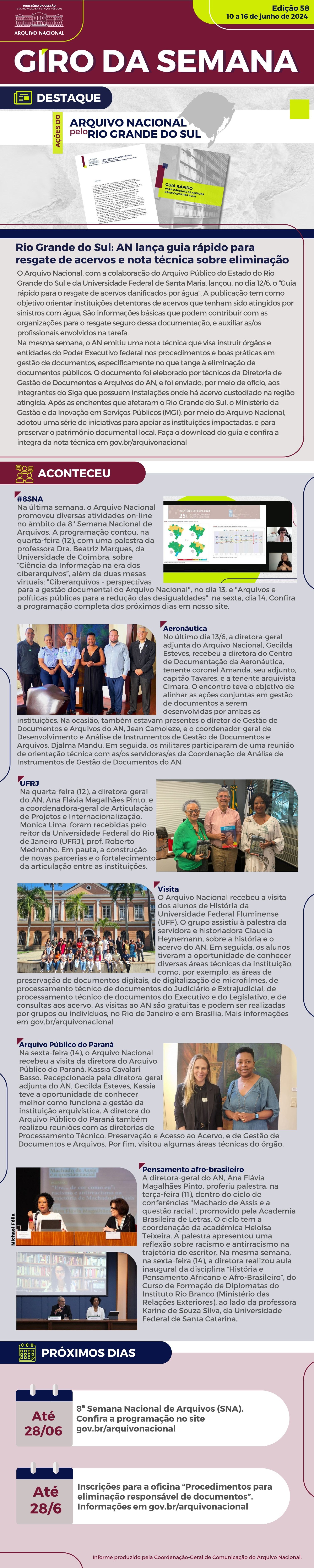 Giro da semana n.º 58