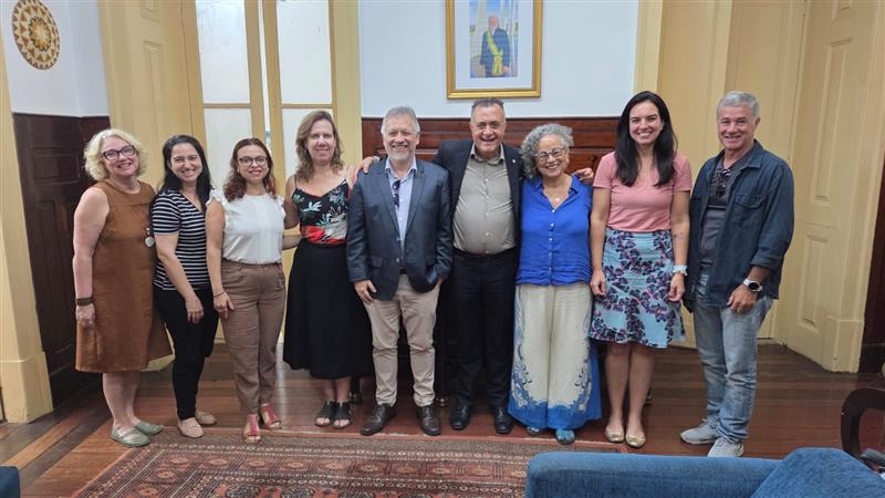 Arquivo Nacional se reúne com reitor da Unirio para tratar de Acordo de Cooperação Técnica