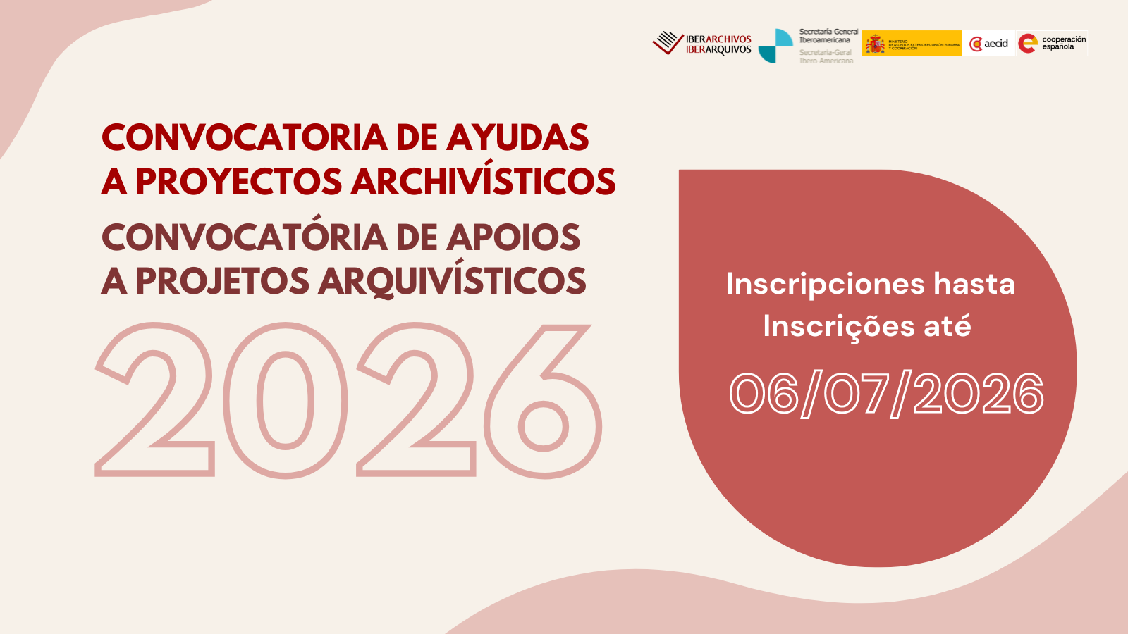 Aberta Convocatória Iberarchivos 2026