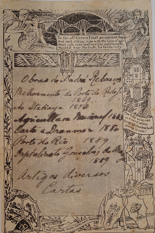 Obras de André Rebouças