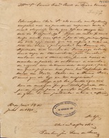 Carta de Paulino José Soares de Souza