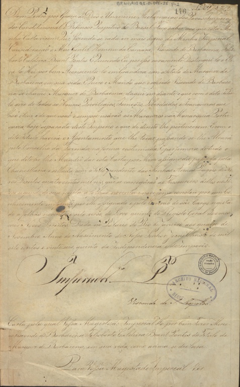 Título de Marquês de Barbacena