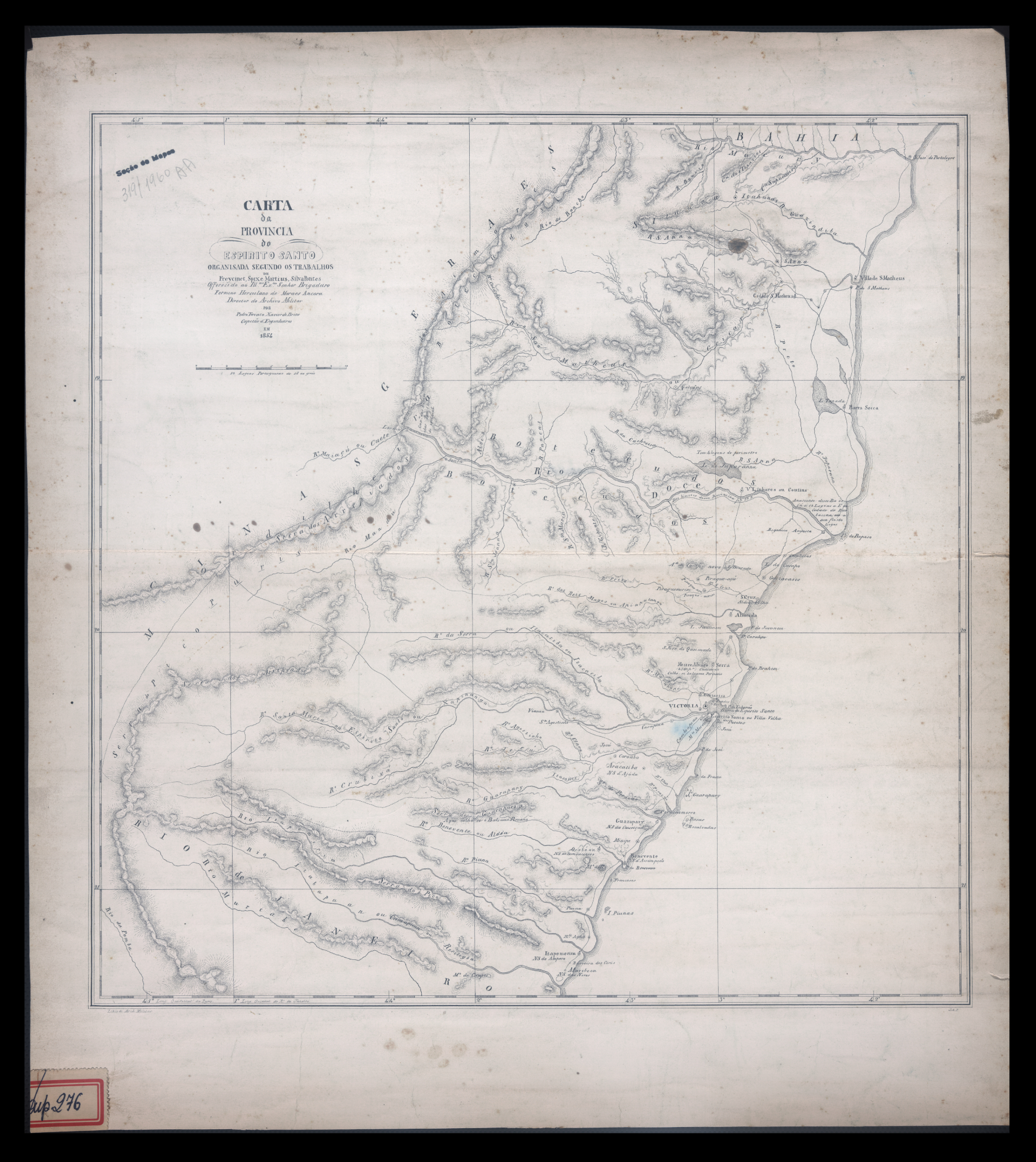 Carta da província do Espírito Santo