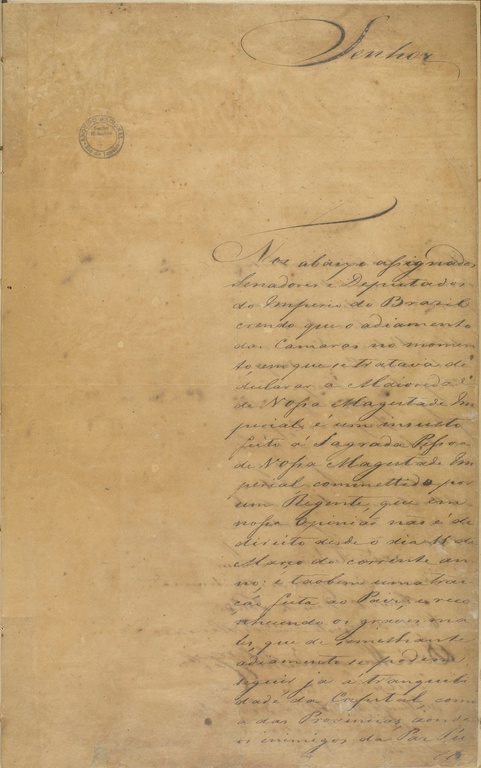 Pedido de Maioridade de d. Pedro II