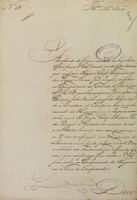 Comunicado acerca da chegada do comandante naval John Taylor, para liderar as forças navais imperiais no Pará