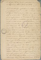 Ofício nomeia Antônio Gonçalves Dias para comissão que viajaria pelas províncias do Norte para recolher documentos para o Arquivo Público do Império