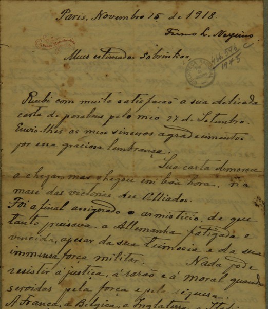 Coleções da Divisão de Manuscritos | José Carlos Rodrigues