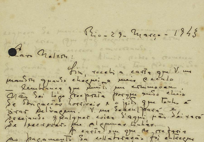 Coleções da Divisão de Manuscritos | Nelson Werneck Sodré