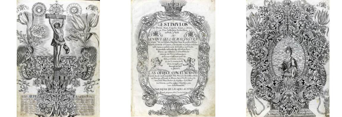 A obra de Marcos de Las Roelas y Paz (1729) tem teor religioso, mas também contém um tratado sobre a arte da caligrafia. Pertenceu à Real Biblioteca e é composta por 83 páginas caligrafadas e ilustradas
