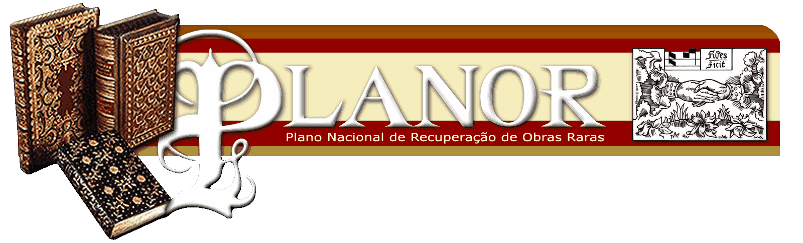 Imagem do topo da página do website do PLANOR,