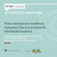 A Fundação Biblioteca Nacional oferecerá gratuitamente palestra online no dia 21 de setembro