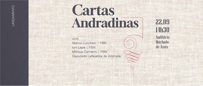 Biblioteca Nacional lança reedição do livro “Cartas Andradinas” em evento na próxima segunda-feira (22)