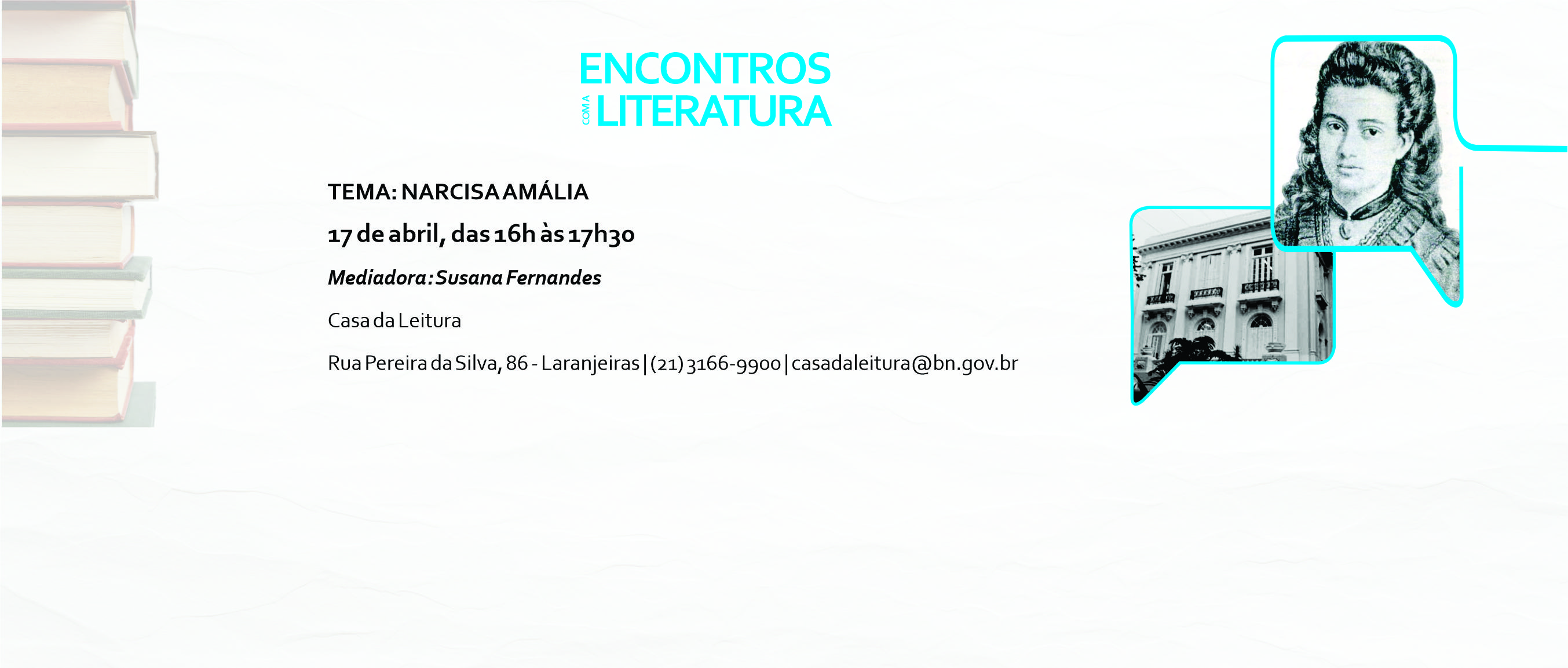 Casa da Leitura Convida | Encontros com a Literatura -17 de Abril