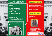 Casa da Leitura Convida | Encontros com a Literatura: contos e crônicas - Parte II
