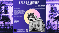 Casa da Leitura Convida | Minas de Amor: Sarau Cênico Literário, de Carlos Drummond de Andrade