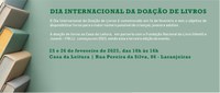 Casa da Leitura promove 3ª edição do Dia Internacional da Doação de Livros em parceria com a FNLIJ - Fundação Nacional do Livro Infantil e Juvenil