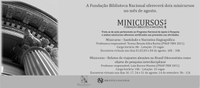 Dois Minicursos serão ofertados pela Fundação Biblioteca Nacional (Inscrições encerradas)