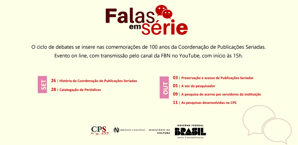 FBN convida | Falas em Série