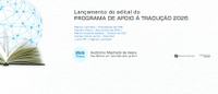 Aviso de pauta - Lançamento da edição 2026 do Programa de Apoio à Tradução e à Publicação de Autores Brasileiros no Exterior