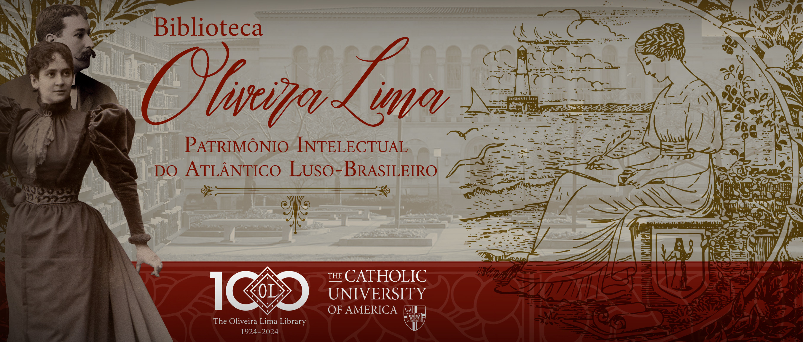 Biblioteca Nacional Digital lança Dossiê dedicado a Biblioteca Oliveira Lima, de Washington D.C.