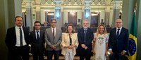 Biblioteca Nacional recebe autoridades da Espanha