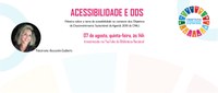 Casa da Leitura promove live sobre acessibilidade no contexto dos Objetivos de Desenvolvimento Sustentável da ONU