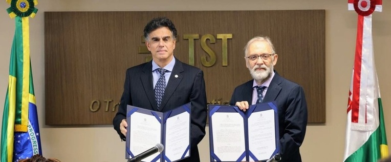 FBN e TST assinam Acordo de Cooperação Técnica que prevê ações de reinserção social para pessoas que se encontram em situação prisional