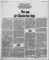 Gilbert Keith Chesterton, escritor e crítico de arte inglês