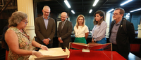 Ministro da Educação visita a Fundação Biblioteca Nacional