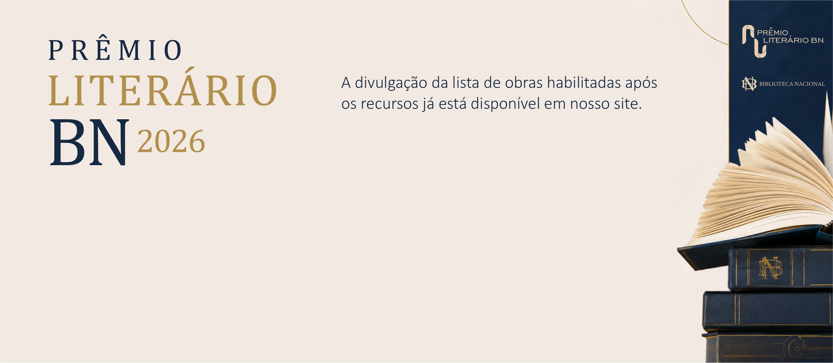 Prêmio Literário Biblioteca Nacional 2026: confira a lista de obras habilitadas após os recursos