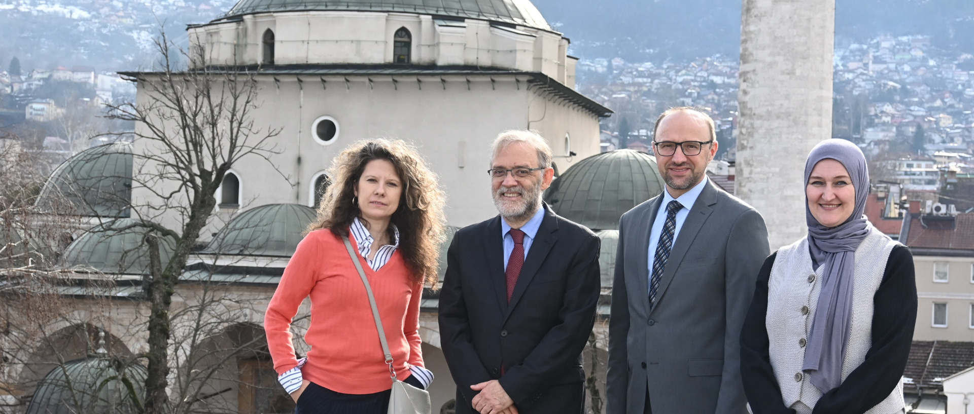 Presidente da FBN é o primeiro profissional brasileiro da área da cultura a visitar a histórica Biblioteca Gazi Husrev-beg, na Bósnia e Herzegovina