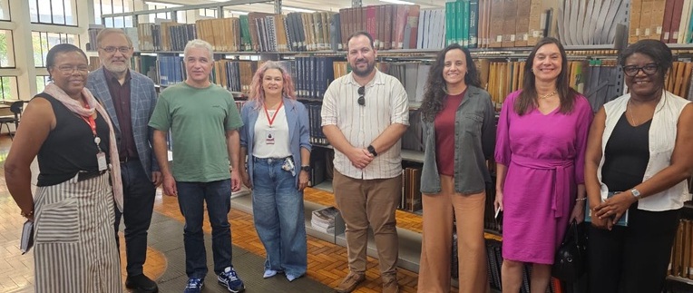 Presidente da FBN visita a Biblioteca Pública Estadual de Minas Gerais