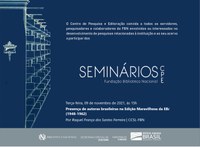 Seminários do CPE | Presença de autoras brasileiras na Edição Maravilhosa da EBAL (1948-1962)