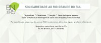 Solidariedade ao Rio Grande Sul
