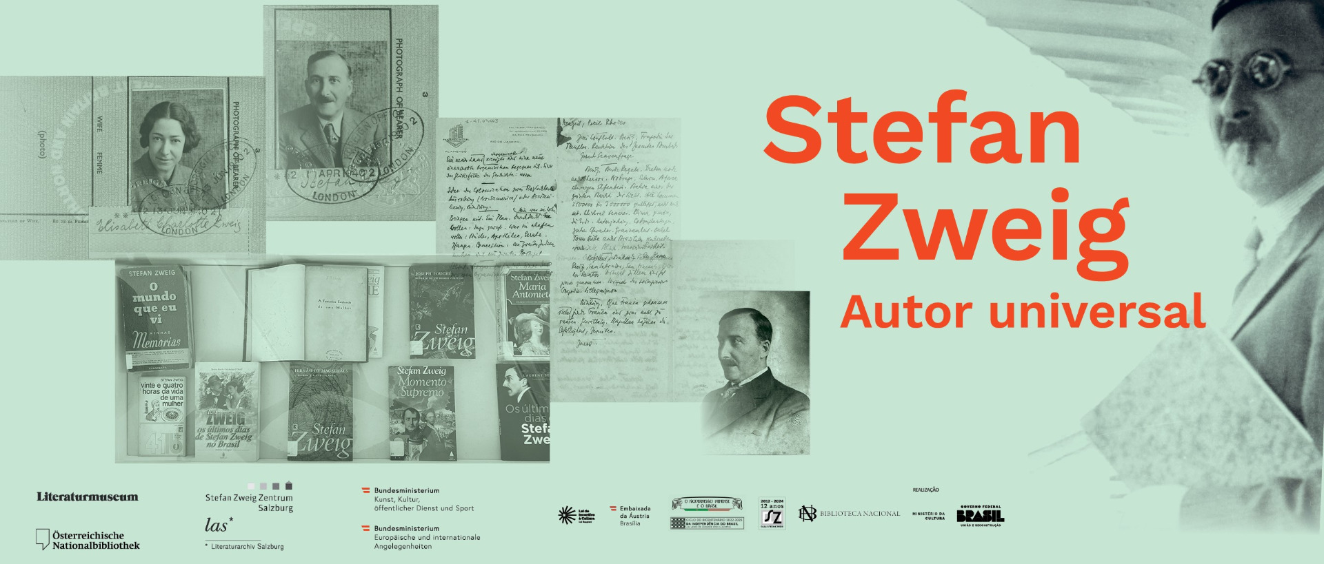 Trazida da Áustria, exposição Stefan Zweig,
