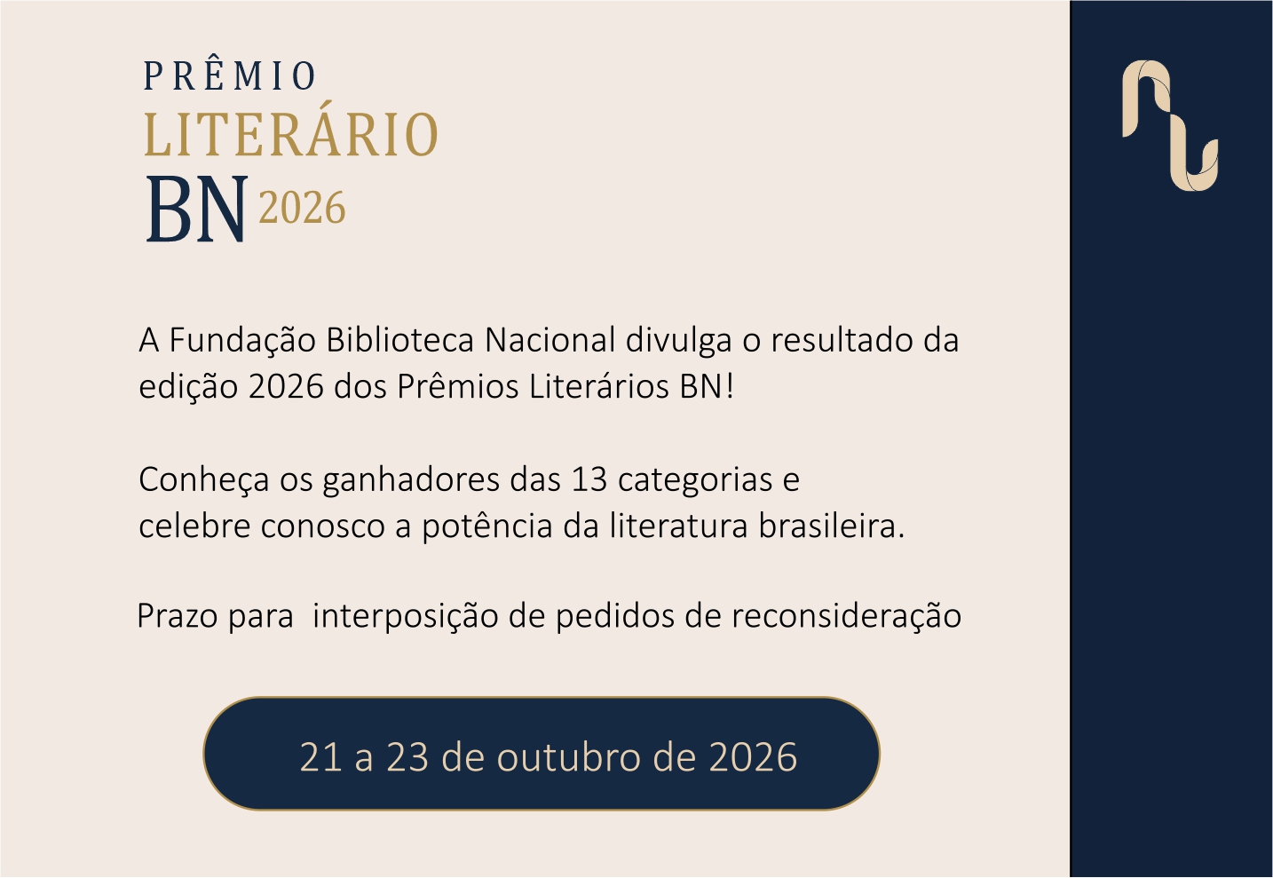 Banner Prêmio Literário 2026