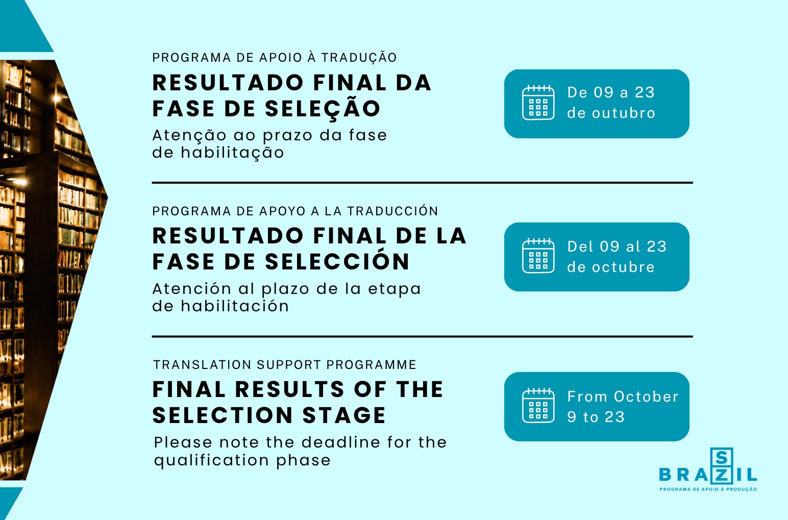 Programa de Apoio à Tradução 2026