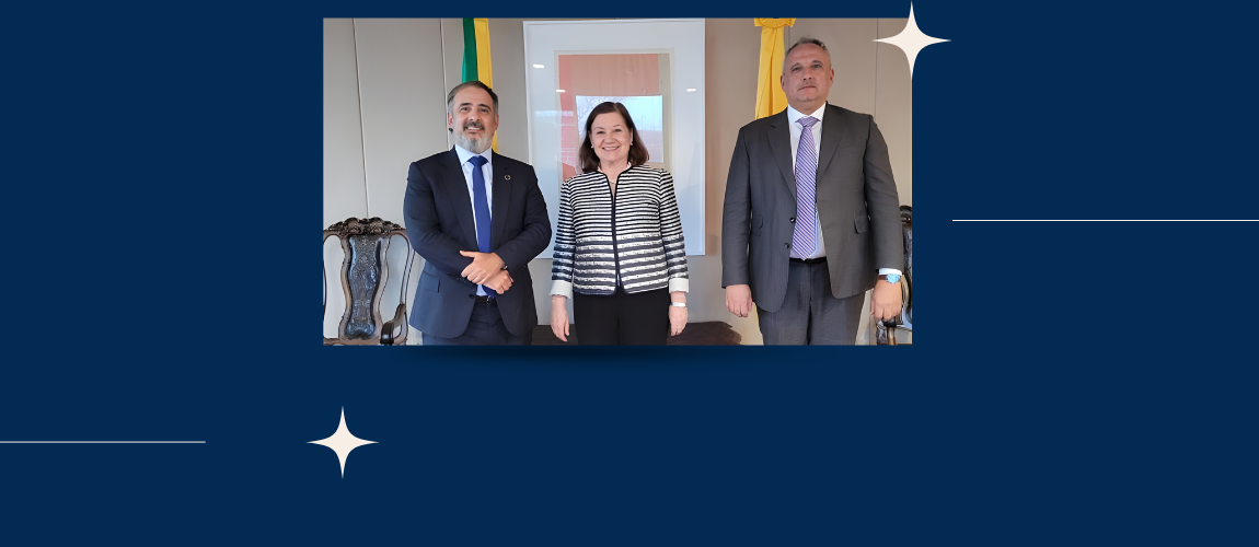 Delegação debateu regulação de mercados digitais e destacou papel da autarquia diante do cenário geopolítico atual