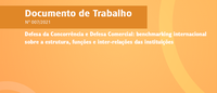 Trabalho do DEE discute interface entre defesa da concorrência e defesa comercial