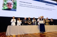 Conselheira da CAPES é diplomada na Academia Brasileira de Ciências