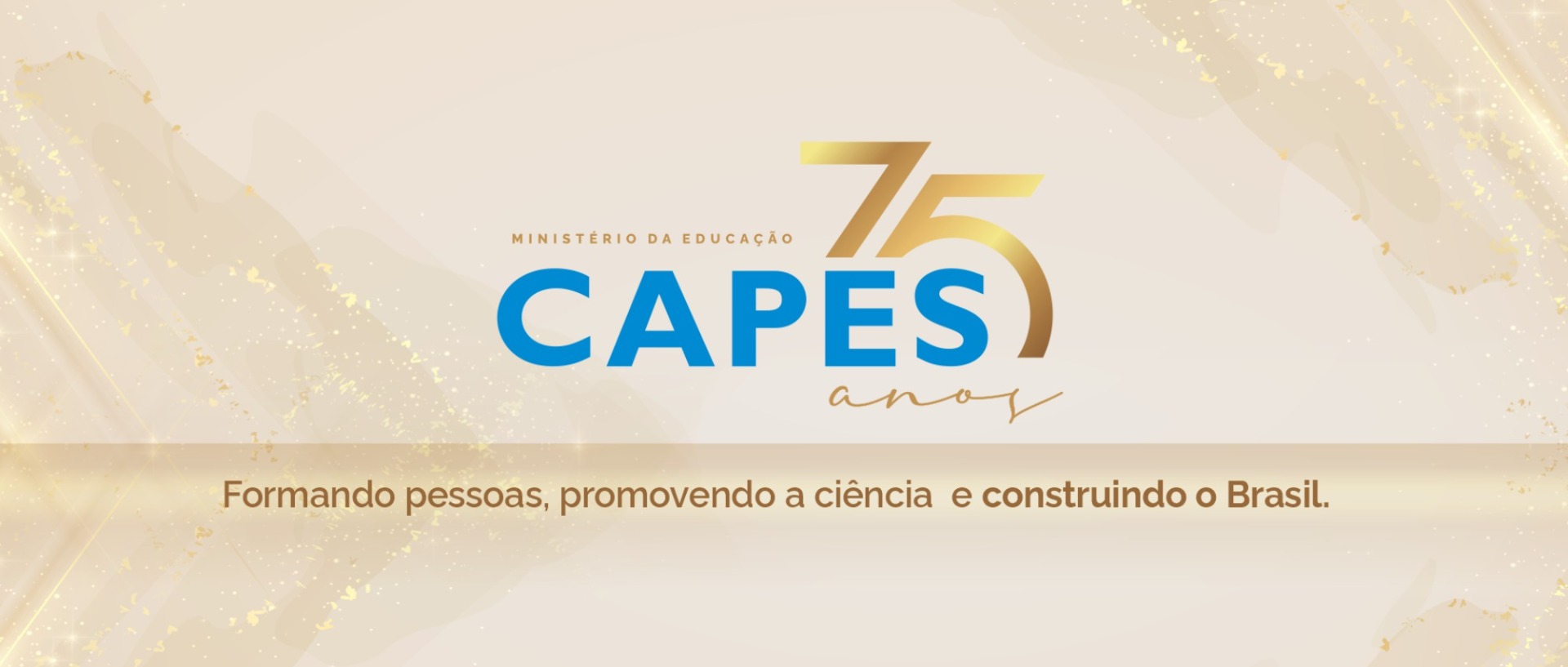CAPES lança logotipo comemorativo de 75 anos
