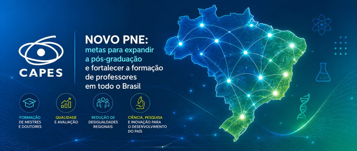 Documento orienta políticas para ampliação de mestres e doutores, redução de desigualdades regionais e qualificação da educação básica, com execução pela CAPES