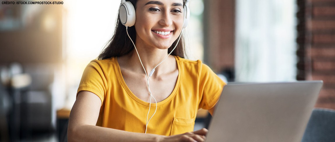 Página com as informações sobre Educação a Distância na Pós-Graduação